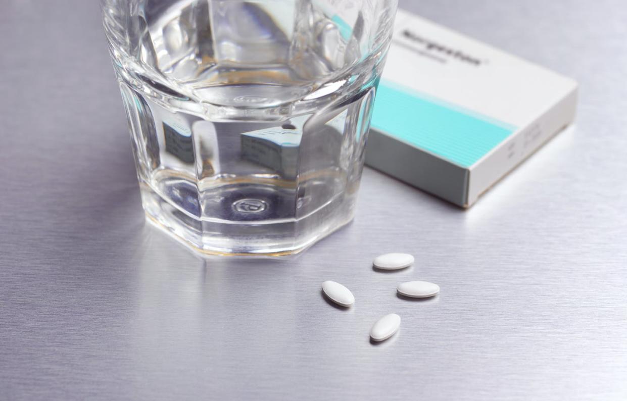 When abortion care is restricted, demand for abortion pills goes up. <a href="https://www.gettyimages.com/detail/photo/abortion-drug-pills-and-drinking-water-royalty-free-image/1163891983?adppopup=true" rel="nofollow noopener" target="_blank" data-ylk="slk:Peter Dazeley/The Image Bank via Getty Images;elm:context_link;itc:0;sec:content-canvas" class="link ">Peter Dazeley/The Image Bank via Getty Images</a>