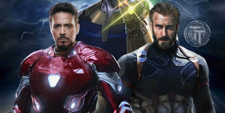 <span class="caption">Different approaches: Iron Man, left, and Captain America.</span> <span class="attribution"><span class="source">©Marvel Studios</span></span>