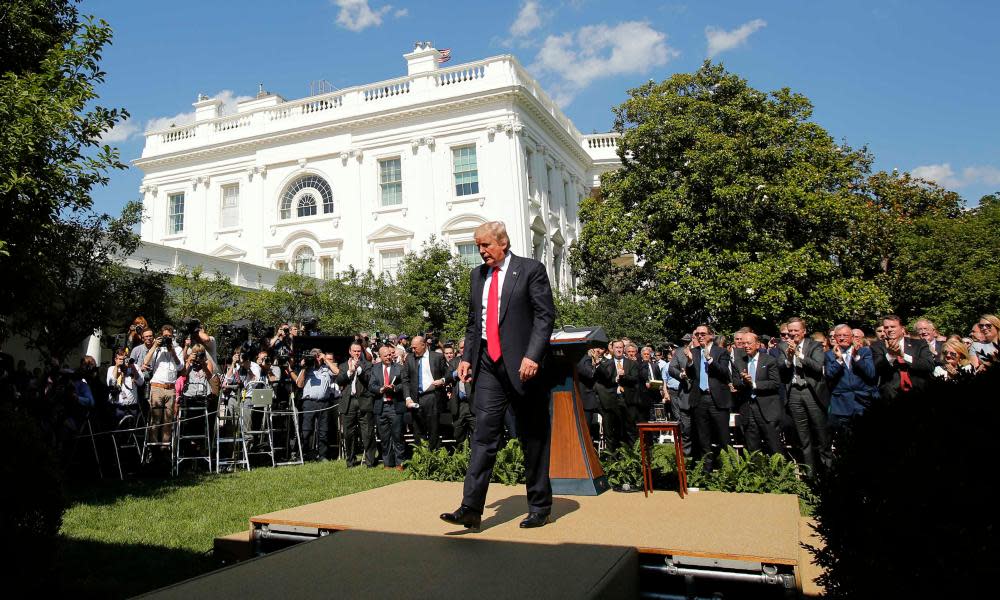 <span>Photograph: Kevin Lamarque/Reuters</span>