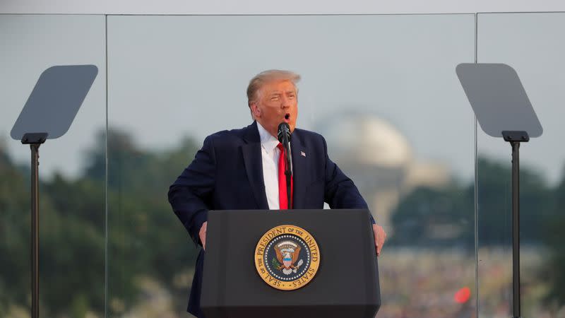 U.S. President Donald Trump holds 4th of July U.S. Independence Day celebrations at the White House