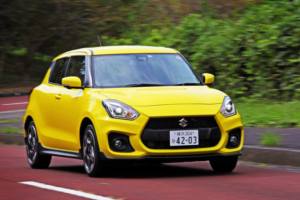 Suzuji Swift Sport Japan-spec review hero front