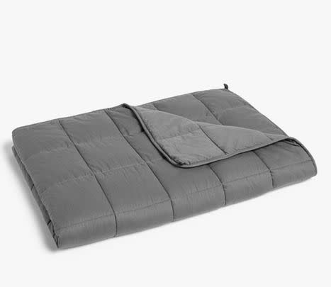 Give the gift of a terrific night's sleep with this weighted blanket.