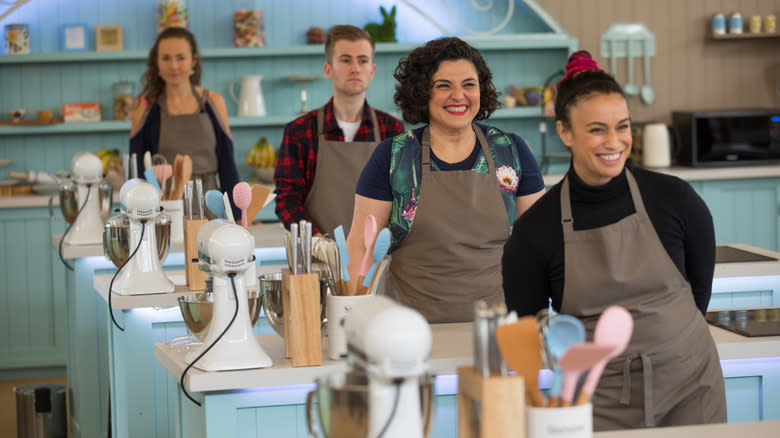 contestants on The Great Kiwi Bake Off