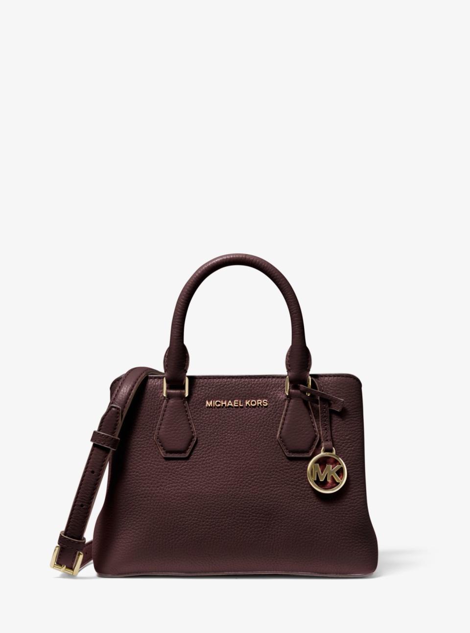 MICHAEL KORS Camille Small Leather Satchel