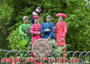 <p>Celebrating 50 years since The Beatles released Sgt Pepper’s Lonely Hearts Club, a living installation will recreate the artwork from the infamous cover at Chiswick House And Gardens on May 19, 2017 in London, England. (Photo: Eamonn M. McCormack/Getty Images) </p>
