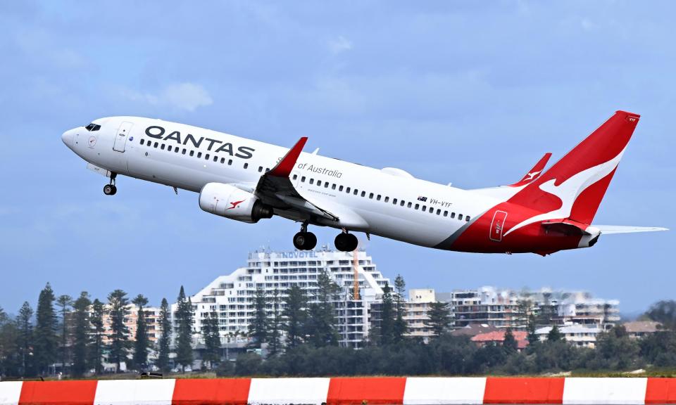 <span>Qantas has apologised over technical issues which meant R-rated movie Daddio was played for all passengers on a flight from Sydney to Tokyo.</span><span>Photograph: Bianca de Marchi/AAP</span>