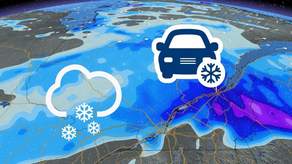 Southern Quebec faces season’s first snow for the Monday commute