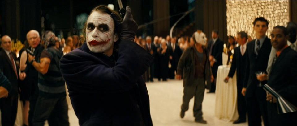 “Why take plot holes so seriously?” asks Heath Ledger’s Joker in ‘The Dark Knight’ (Warner Bros.)