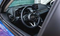 <p>The Yaris's interior is a more pleasant place than anything in the subcompact class.</p>