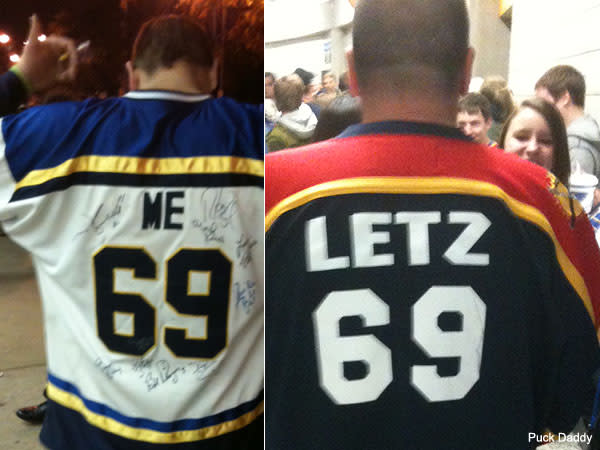 Jersey Fouls: Not feeling Blues; Richards tribute; Wild Frankenjersey