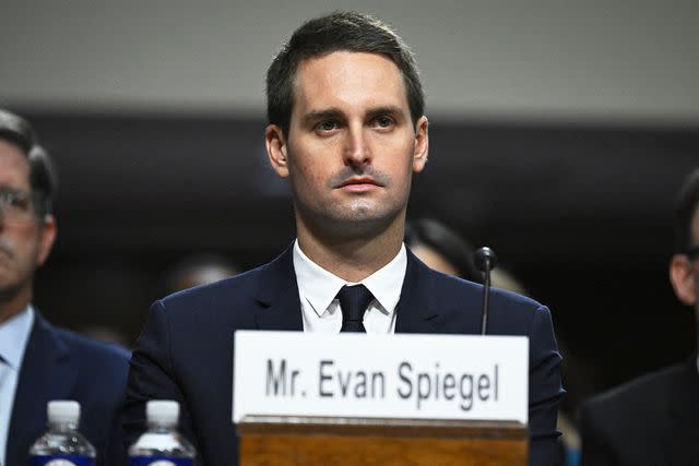 <p>Andrew Caballero-Reynolds/AFP/Getty</p> Snapchat CEO Evan Spiegel