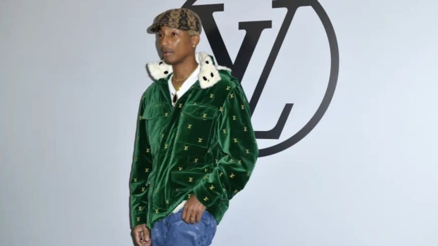 Noted hip-hop producer and fashion designer Pharrell Williams, now the creative director for Louis Vuitton Men’s, attends the Louis Vuitton Womenswear Fall Winter 2023-2024 show as part of Paris Fashion Week at Orsay Museum in March in Paris, France. (Photo: Kristy Sparow/Getty Images)