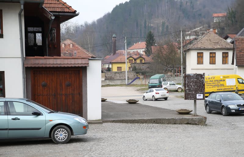 A street in the old area of Maglaj is seen