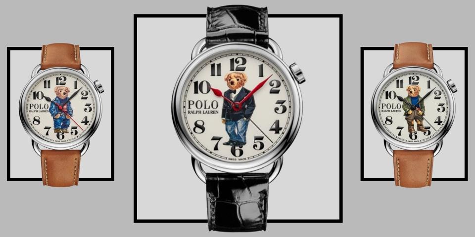 Ralph Lauren’s 3 New Polo Bear Watches Pay Homage to the Designer’s Iconic Style