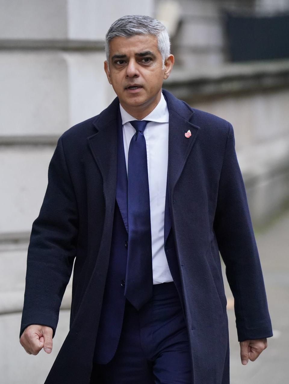 London Mayor Sadiq Khan (PA)