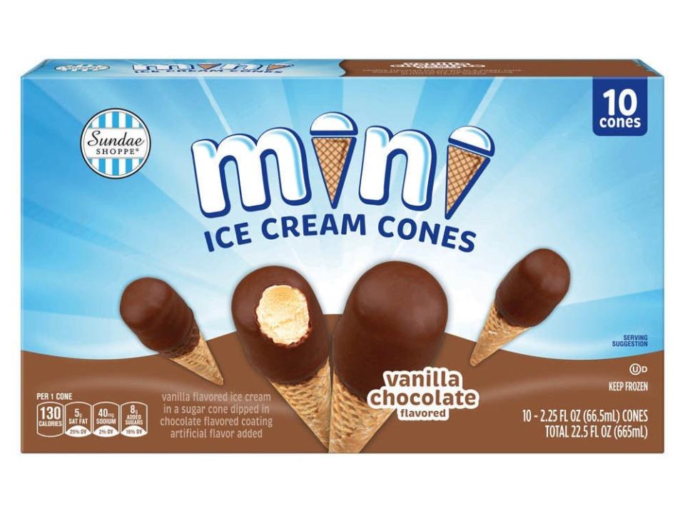 Aldi mini ice cream cone box