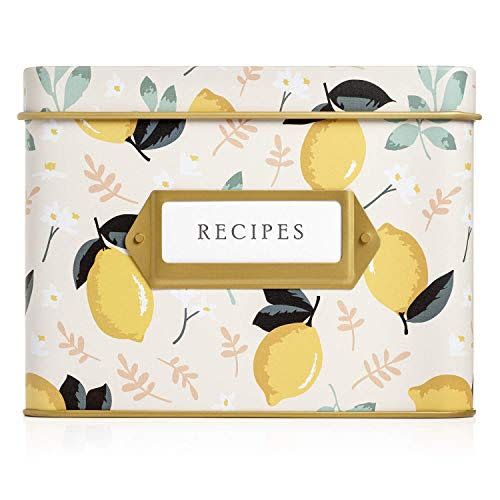 31) Decorative Tin for Recipe Cards