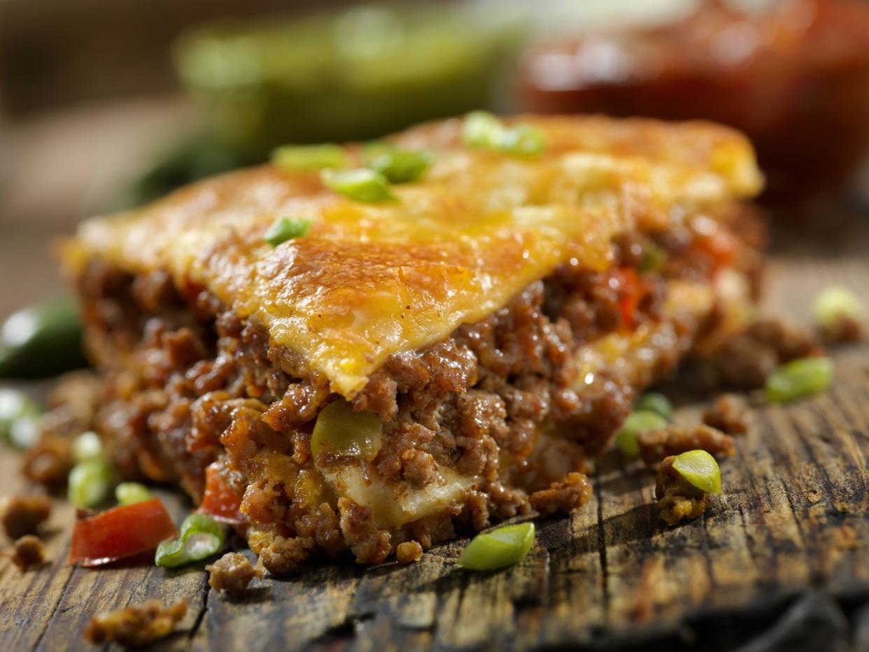 beef taco casserole