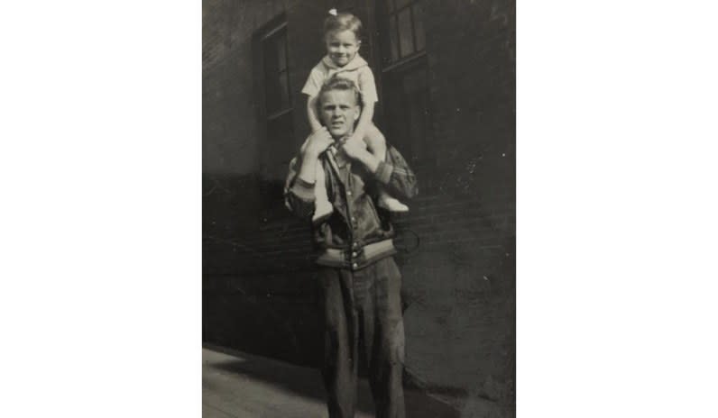 The author with Dad, Ed.