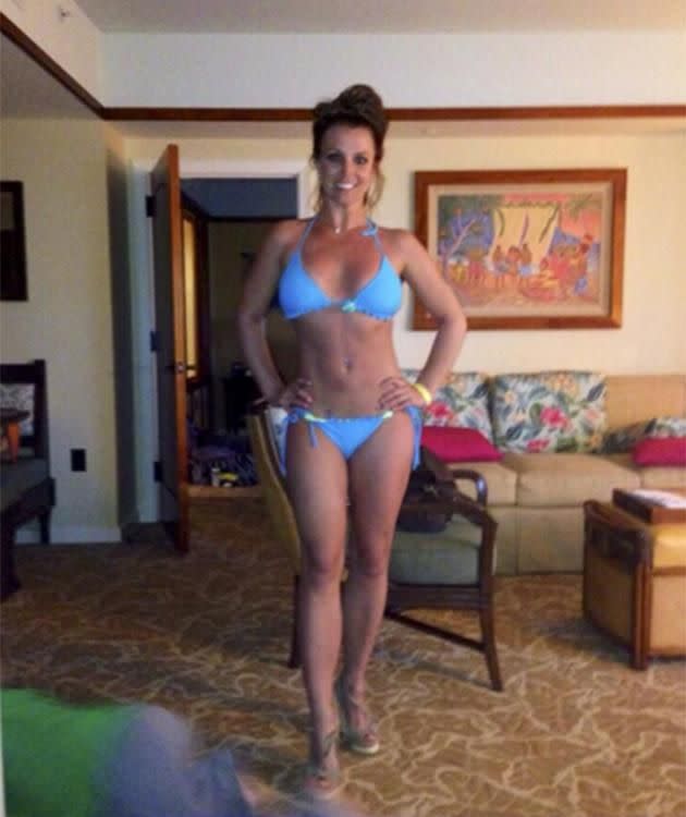 Britney Spears in Hawaii in 2014. Photo: Instagram