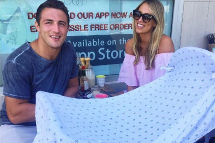 The 27-year-old is married to star NRL player Sam Burgess and had their first child together, Poppy Alice in January 2017. Source: Instagram