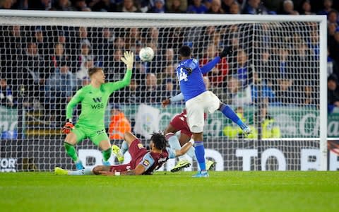 Kelechi Iheanacho of Leicester City scores the equalising goal  - Credit: Malcolm Couzens/Getty Images