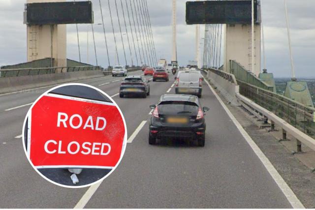 Long delays as QEII bridge is CLOSED as Storm Isha brings strong