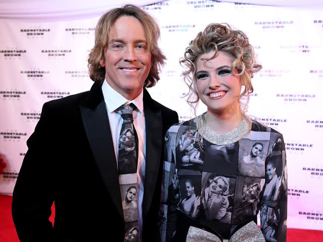 <p>Stephen J. Cohen/Getty</p> Larry Birkhead and Dannielynn Birkhead at 2023 Kentucky Derby Gala