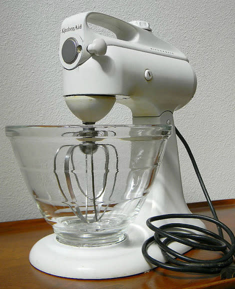 My Kitchen Aid mixer from the late 1960's. My dad got it for my