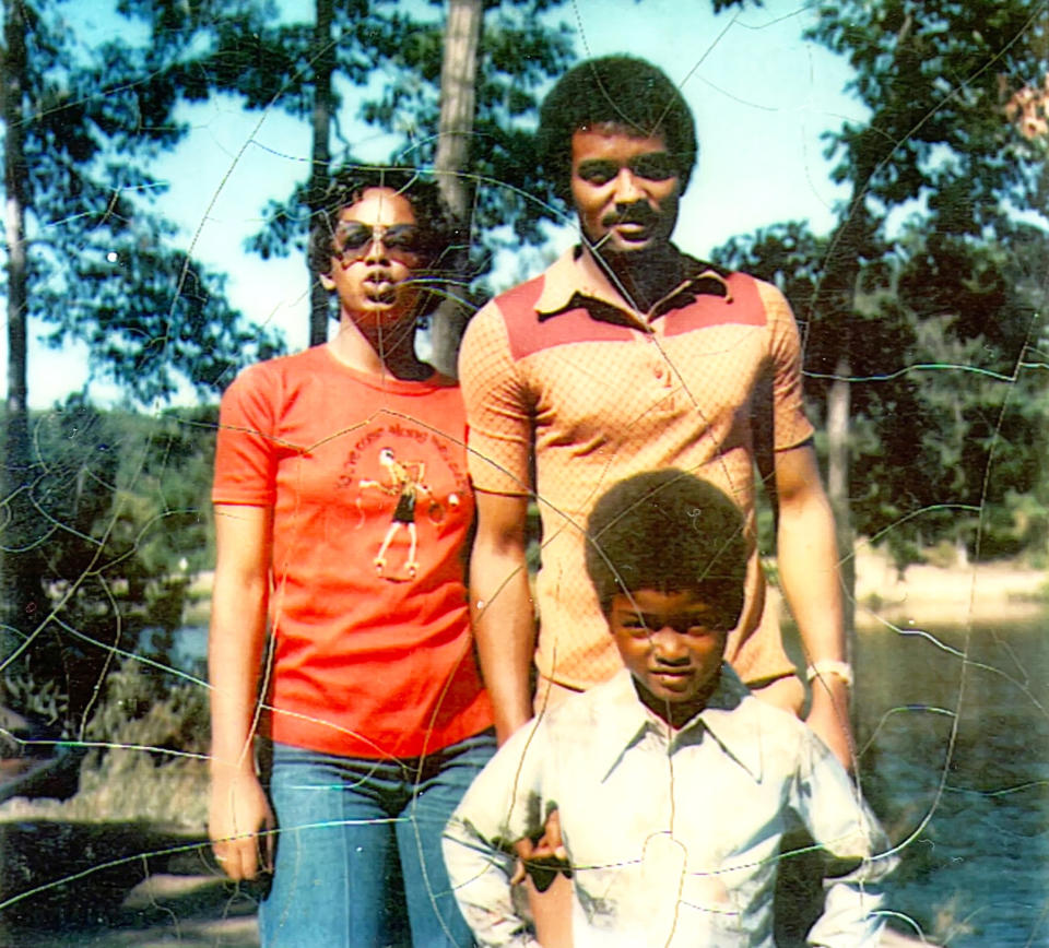 Gibney never got to meet her birth father, pictured here with his sister and younger brother. (Courtesy Shannon Gibney)