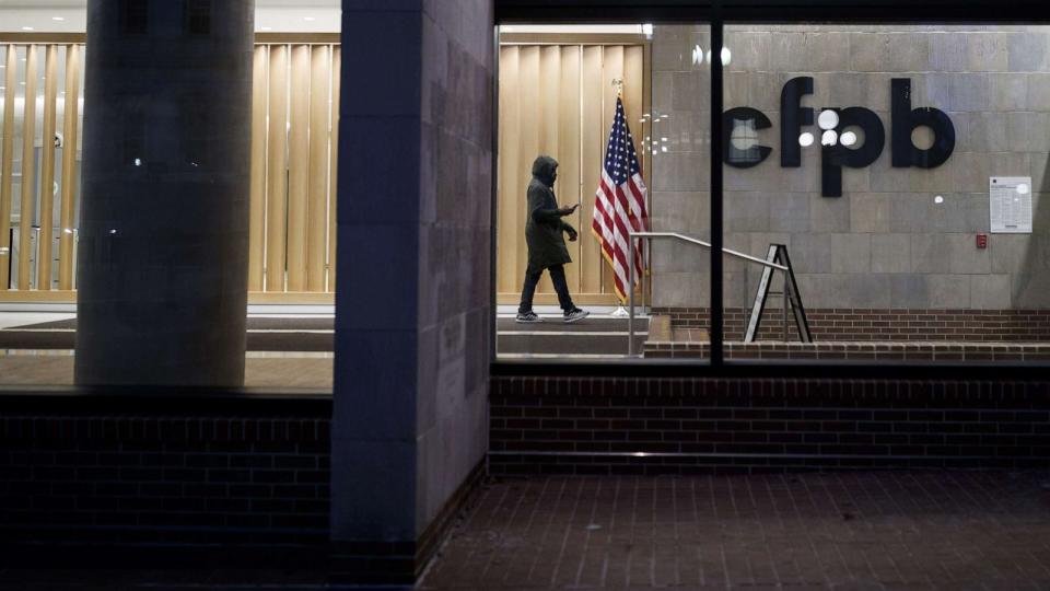 PHOTO: The Consumer Financial Protection Bureau headquarters in Washington, D.C., Dec. 23, 2020. (Bloomberg via Getty Images, FILE)