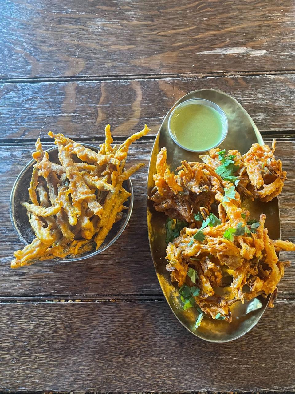 The okra fries are a delight (Kate Ng)