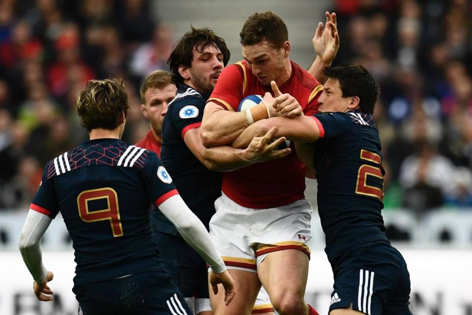 George North accused a French player of biting him on the arm (Getty)