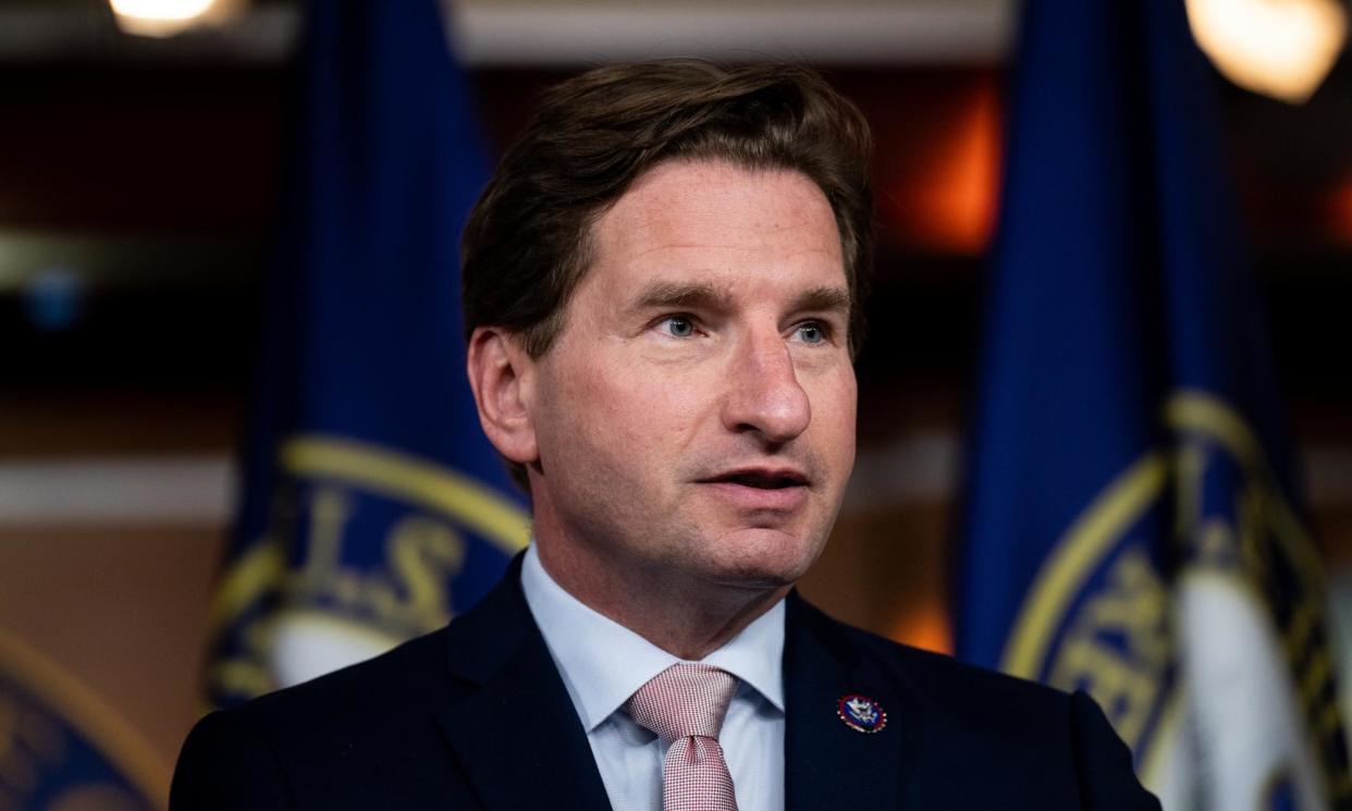 <span>Dean Phillips at a news conference at the Capitol in Washington, on 15 June 2022.</span><span>Photograph: Bill Clark/CQ-Roll Call, Inc/Getty Images</span>