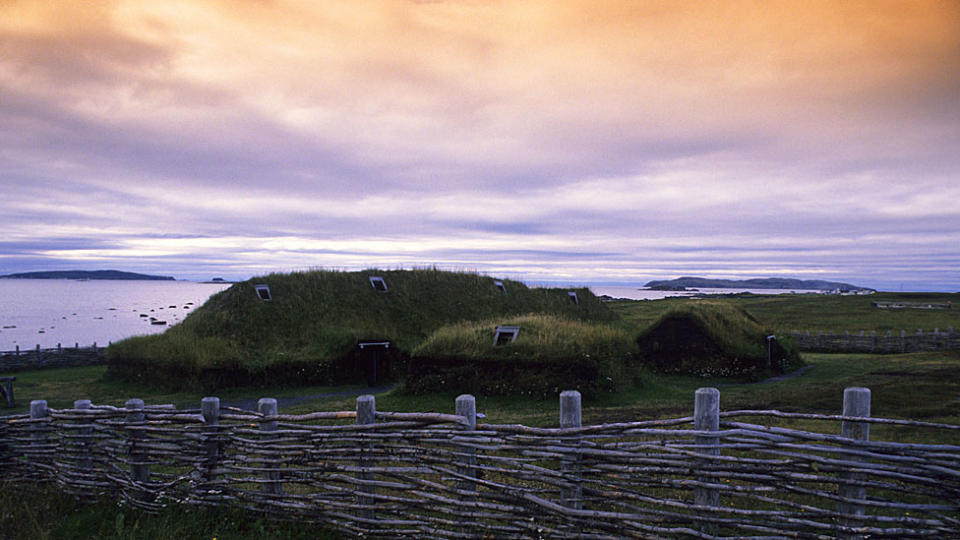 Reconstrucción de las viviendas vikingas