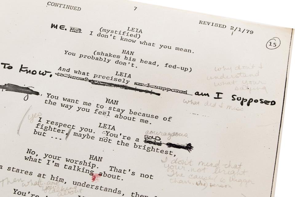 <p>"The importance of this script cannot be overstated," according to the Profiles in History. "It remains the finest science-fiction shooting script one could ever hope to obtain."</p>