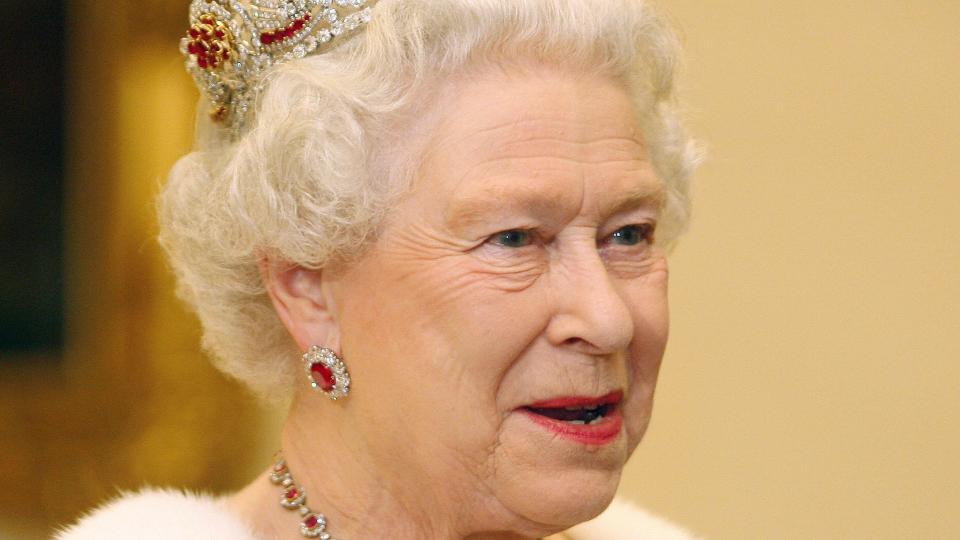 britain's queen elizabeth is pictured be