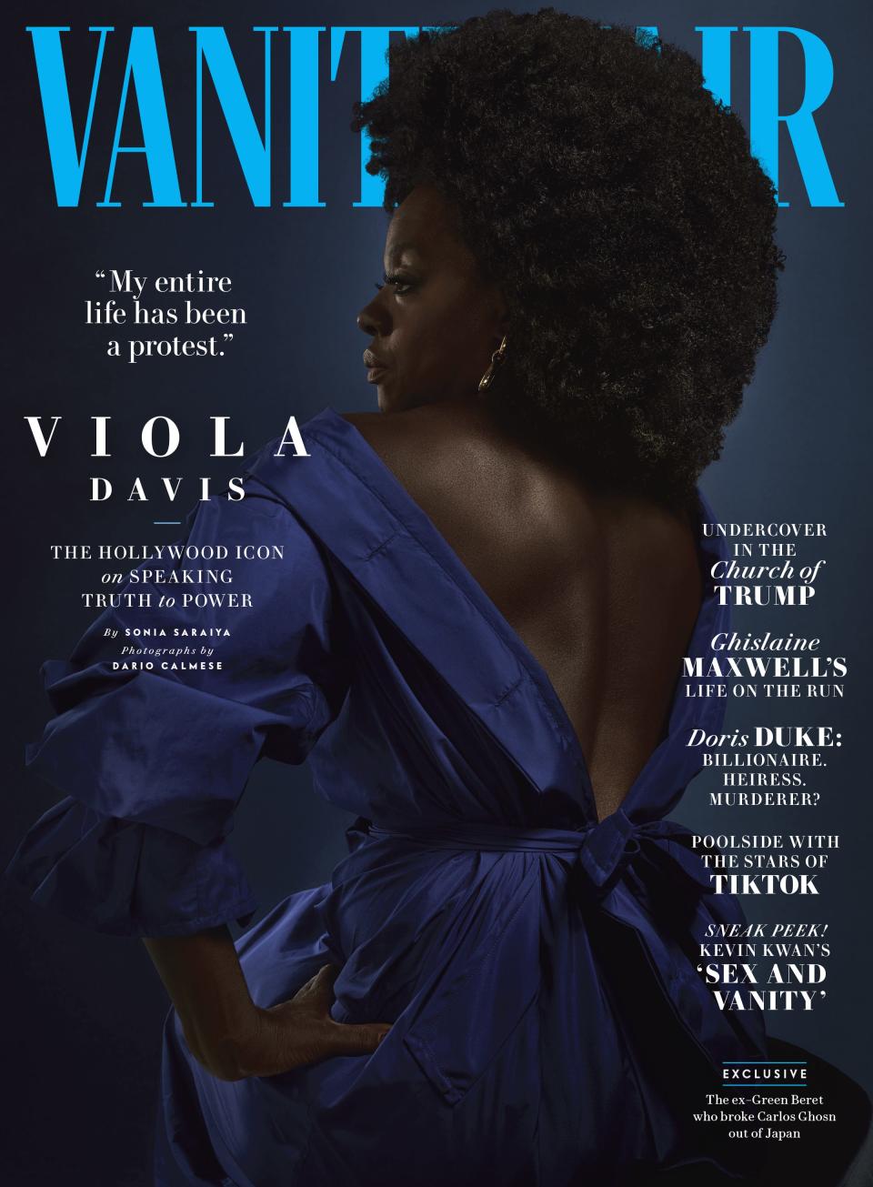 Viola Davis covers Vanity Fair's July/August 2020 issue