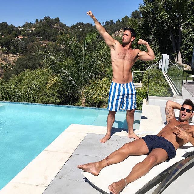 Ricky Martin y Jwan Yosef