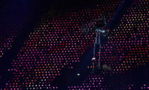 Artists perform during the closing ceremony of the London 2012 Paralympic Games at the Olympic Stadium in east London on September 9, 2012. AFP PHOTO / ADRIAN DENNIS (Photo credit should read ADRIAN DENNIS/AFP/GettyImages)