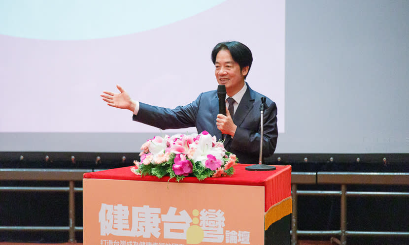 台灣第1位醫師總統賴清德。圖片來源 / 陳弘璋攝