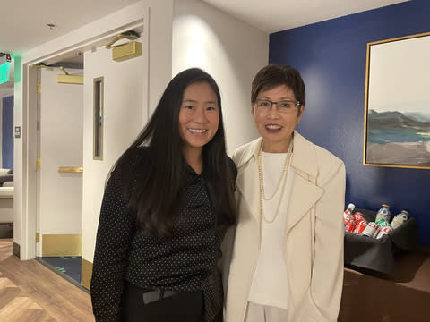 Aiko Yamakawa, Director, Corporate Counsel for California American Water and Pat Fong Kusihda, President & CEO of the CalAsian Chamber of Commerce. (Photo: Business Wire)