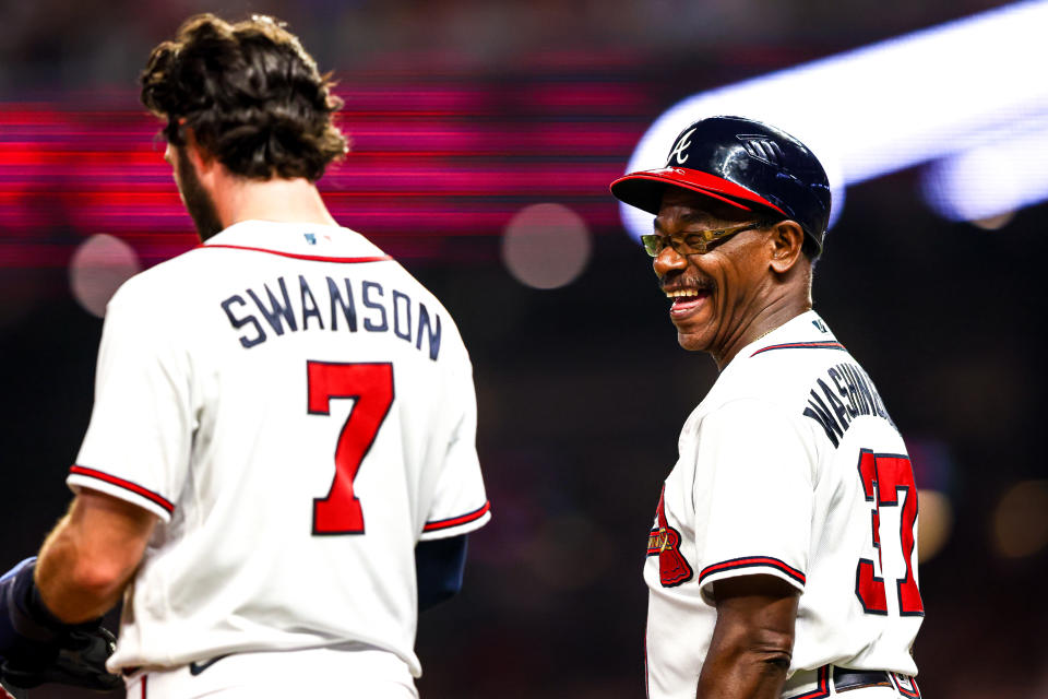 Ron Washington made a big impact on Dansby Swanson during their years together in Atlanta. (Photo by Casey Sykes/Getty Images)