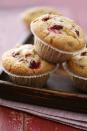 <p>Use leftover cranberry sauce to create this muffin recipe for an easy breakfast treat or a quick on-the-go snack.</p><p><strong><a href="https://www.countryliving.com/food-drinks/recipes/a3089/cranberry-streusel-corn-muffins-recipe/" rel="nofollow noopener" target="_blank" data-ylk="slk:Get the recipe;elm:context_link;itc:0;sec:content-canvas" class="link ">Get the recipe</a>.</strong></p>