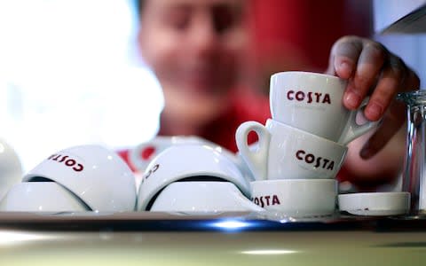 Costa Coffee says it cannot guarantee nut allergy sufferers there is no cross-contamination - Credit: Jason Alden/© 2010 Bloomberg Finance LP