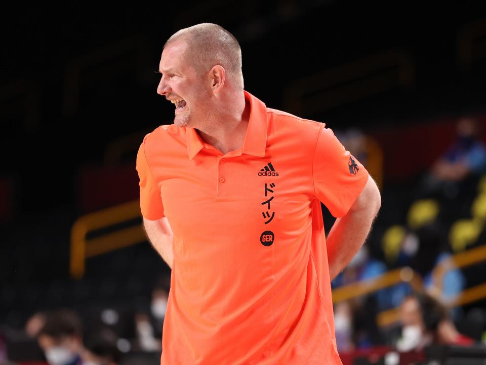 German men's basketball head coach Henrik Rodl