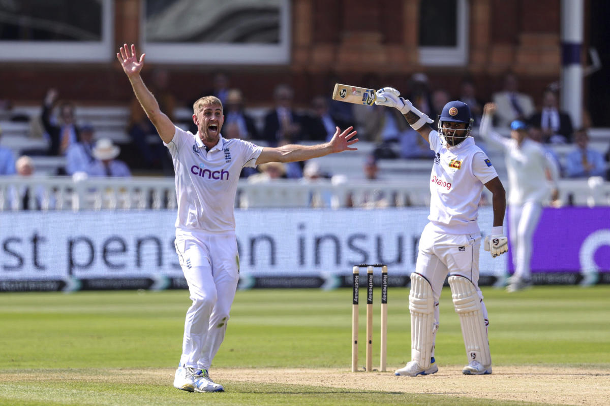 Sri Lanka shows fight before losing Karunaratne as England heads for series-clinching win at Lord’s