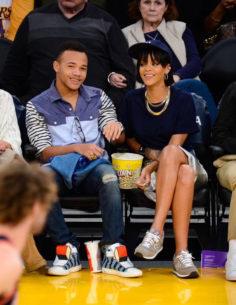 Rihanna and Rorrey Fenty