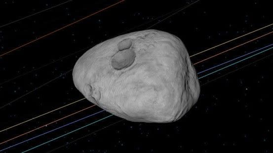  an illustration of an asteroid in space 