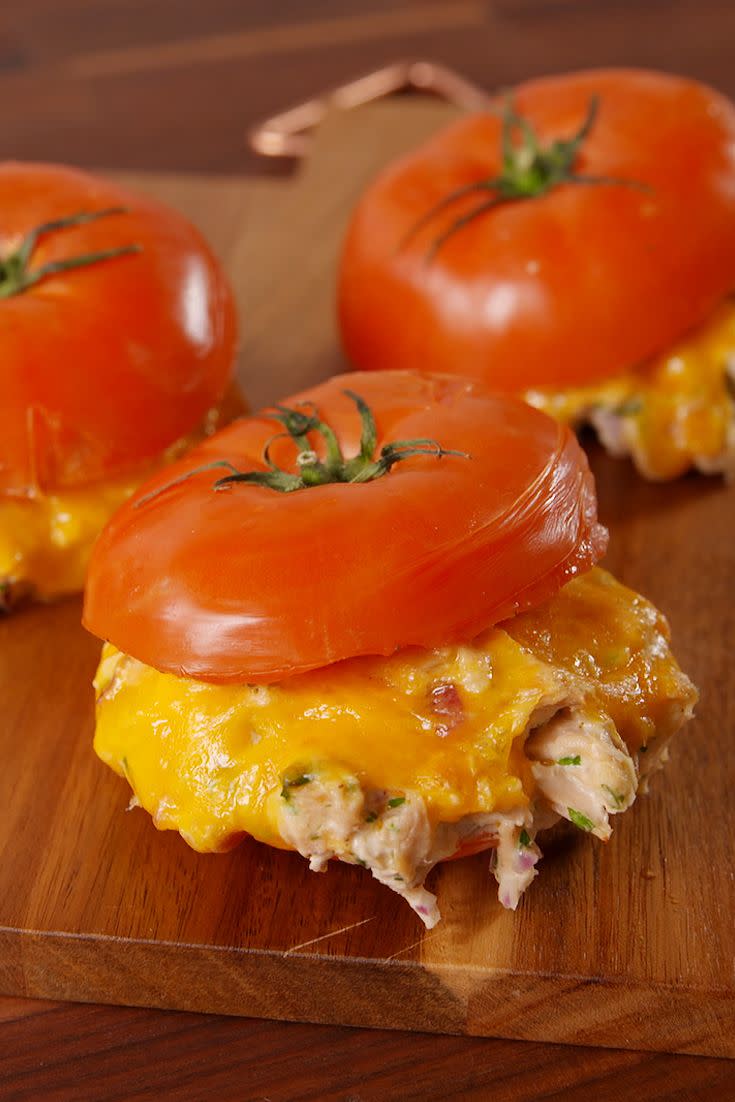 Tomato Bun Tuna Melts